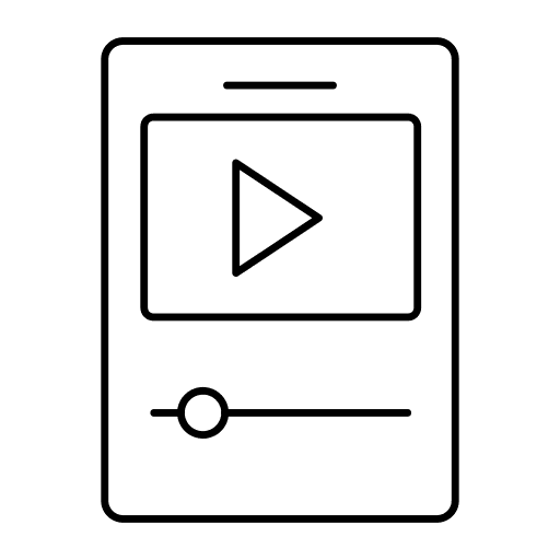 Video player video player music player play button icon