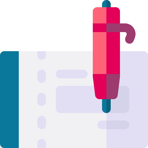 Bank check payment method business and finance signing icon Bank check payment method business and finance signing icon