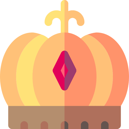 Crown king queen gem icon Crown king queen gem icon
