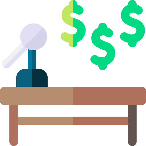 Auction dollar symbol bid miscellaneous icon Auction dollar symbol bid miscellaneous icon