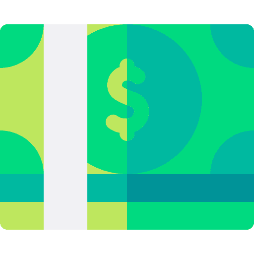 Money dollar money stack icon Money dollar money stack icon