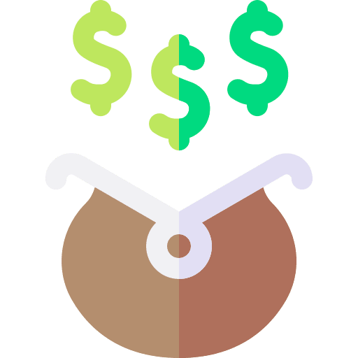 Purse currency dollar symbol payment icon Purse currency dollar symbol payment icon