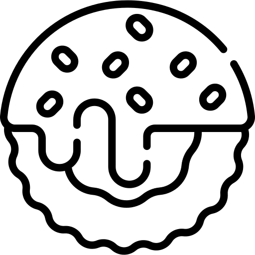 Cookie sugar biscuit dessert icon