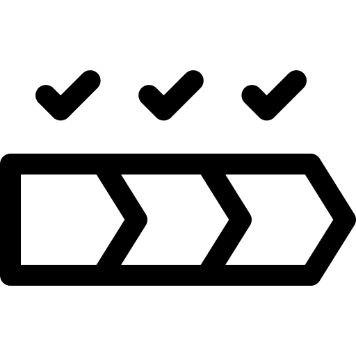 Value chain logistics value chain system icon