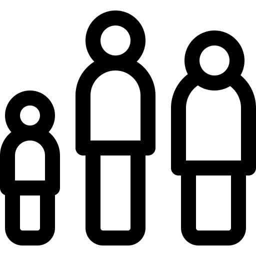 Age group age range man marketing icon
