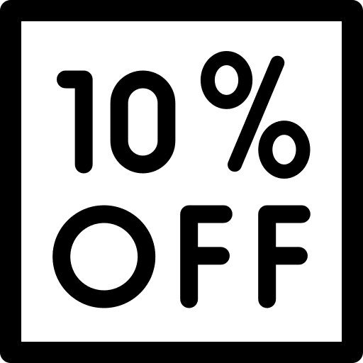 Discount percent percentage commerce and shopping icon