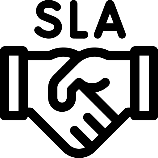 Sla handshake busines deal icon