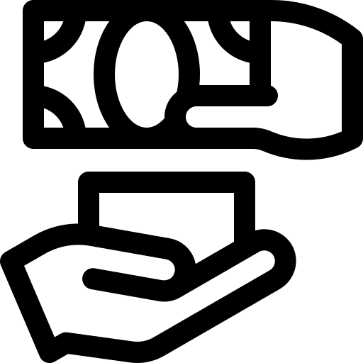 Cash on delivery payment method package buy icon