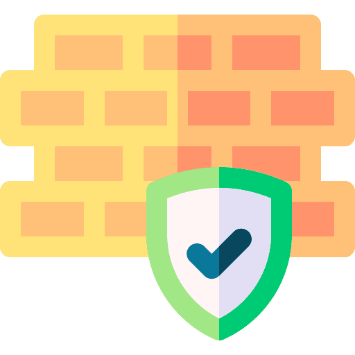 Firewall protection firewall fire icon Firewall protection firewall fire icon