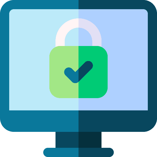 Padlock computer padlock seo and web icon