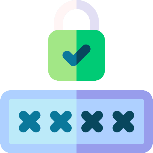 Password security locked closed icon