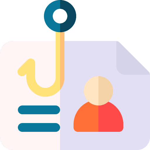 Phishing data security hack icon Phishing data security hack icon
