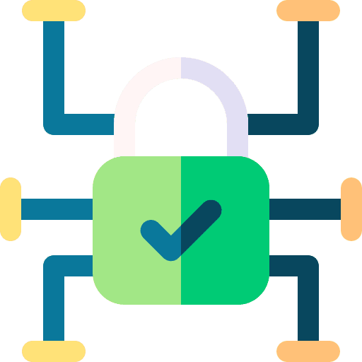 Padlock network padlock locked icon Padlock network padlock locked icon