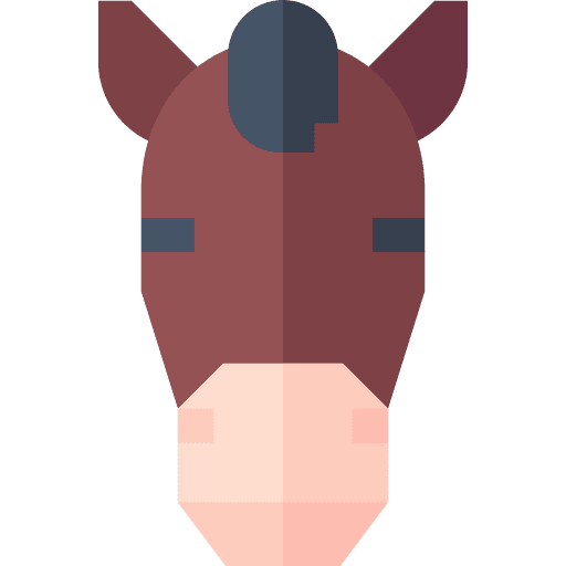 Horse equine wildlife horse icon