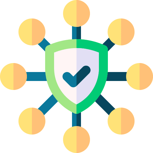Security seo and web network security icon Security seo and web network security icon