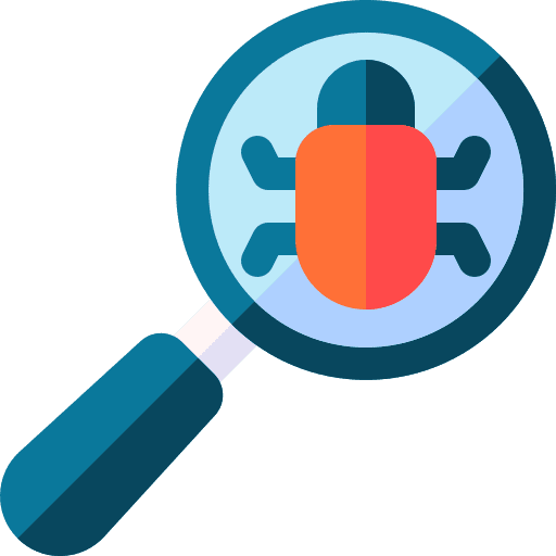 Virus search virus bug icon Virus search virus bug icon