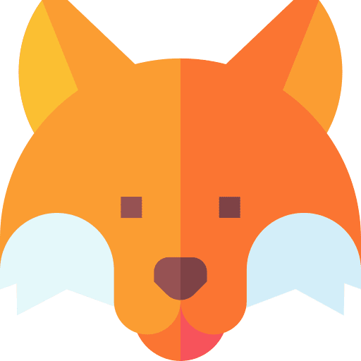 Fox mammal wildlife animals icon