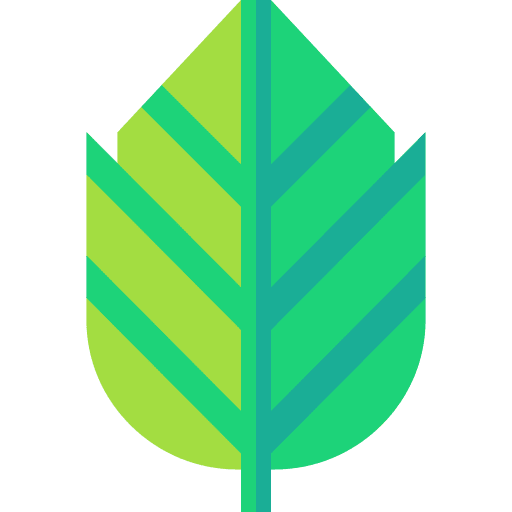Leaf botanical nature plant icon