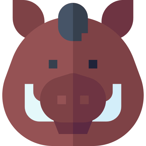 Wild pig animal kingdom animals wildlife icon