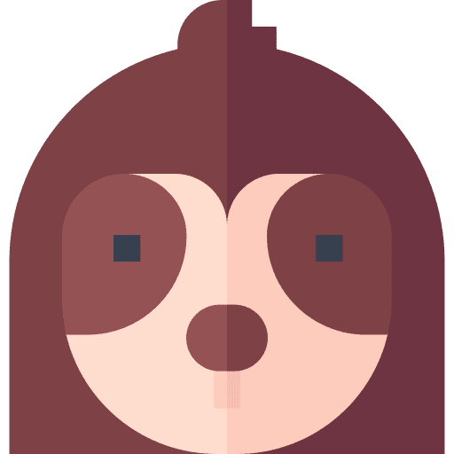 Sloth fauna animals animal kingdom icon