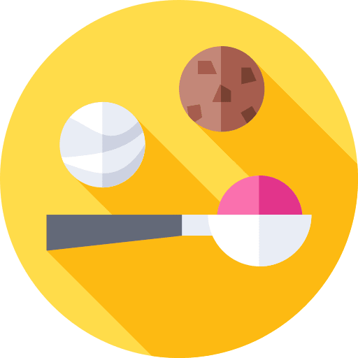 Ice cream party food scoops icon Ice cream party food scoops icon