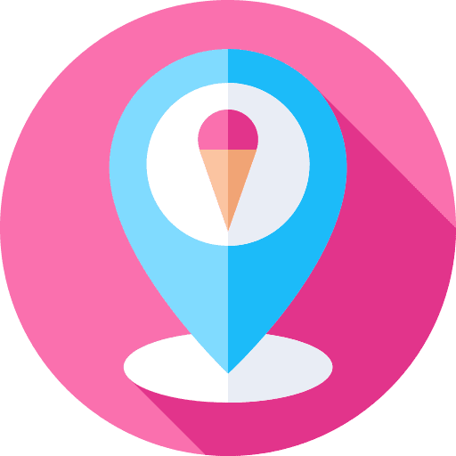 Ice cream pin placeholder ice cream shop icon Ice cream pin placeholder ice cream shop icon