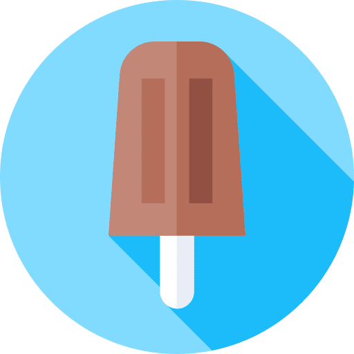 Popsicle food stick bitten icon Popsicle food stick bitten icon