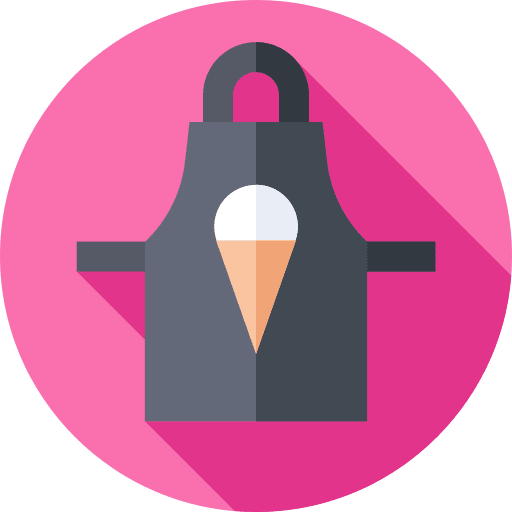Apron protection fashion apron icon Apron protection fashion apron icon