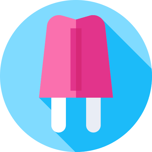 Popsicle double summertime food and restaurant icon Popsicle double summertime food and restaurant icon
