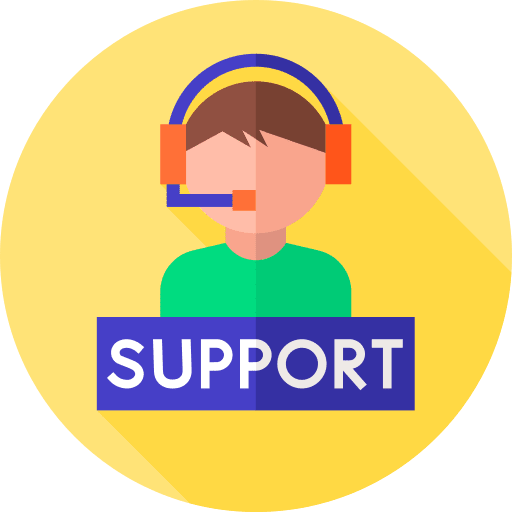 Help desk communications customer service avatar icon