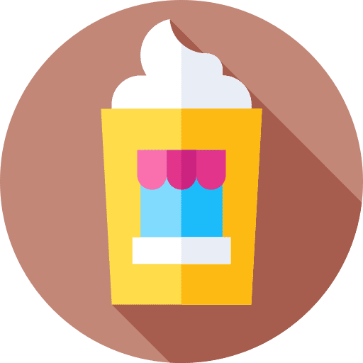 Parfait summer sweet sundae icon Parfait summer sweet sundae icon