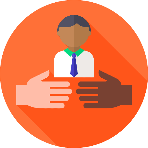 Intermediary shake hands mediation intermediary icon
