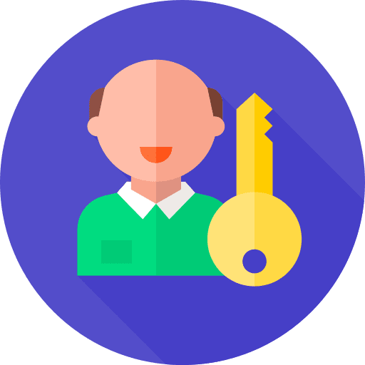 Locksmith user permissions key icon