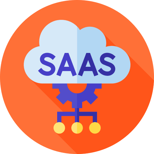 Saas cloud anti virus software seo and web icon