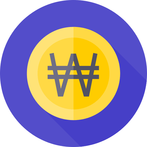 Won cash won coin icon