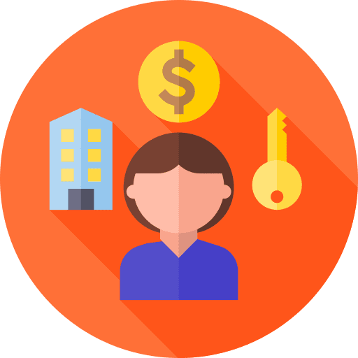 Ownership rent business money icon