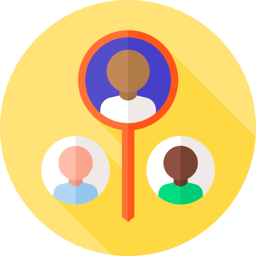 Intermediary networking people collaboration icon