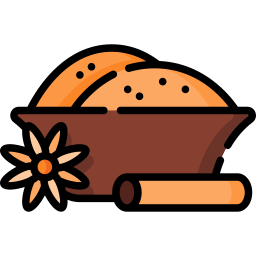 Masala ingredient indian herb icon