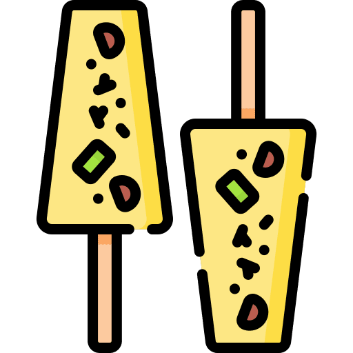 Kulfi indian food sweet ice cream icon Kulfi indian food sweet ice cream icon