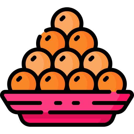 Laddu food and restaurant indian laddu icon Laddu food and restaurant indian laddu icon
