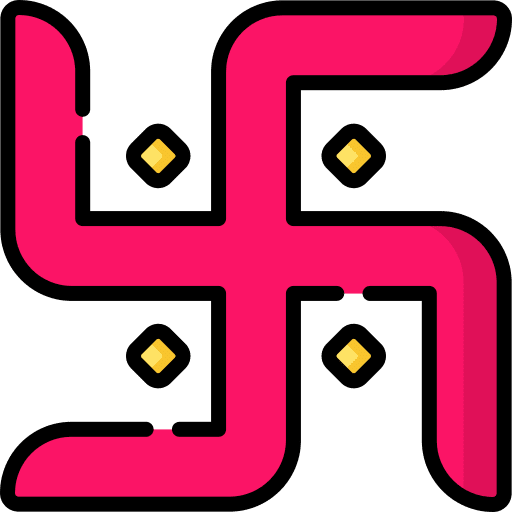 Swastika diwali shapes and symbols indian icon Swastika diwali shapes and symbols indian icon