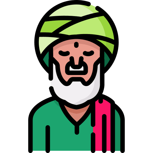 Old man user asian avatar icon Old man user asian avatar icon