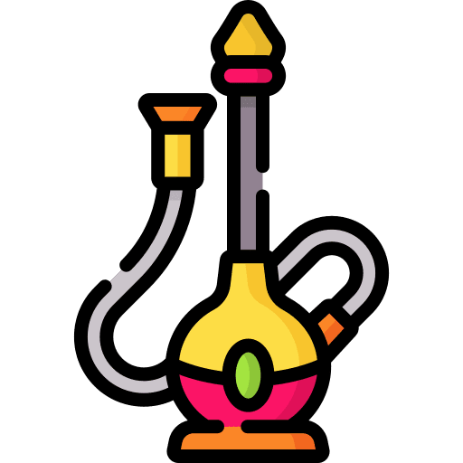Shisha hookah india cultures icon Shisha hookah india cultures icon