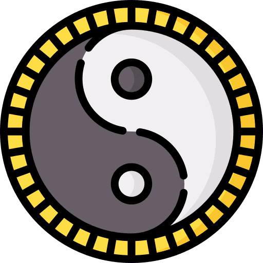 Yin yang symbol asian religion icon Yin yang symbol asian religion icon