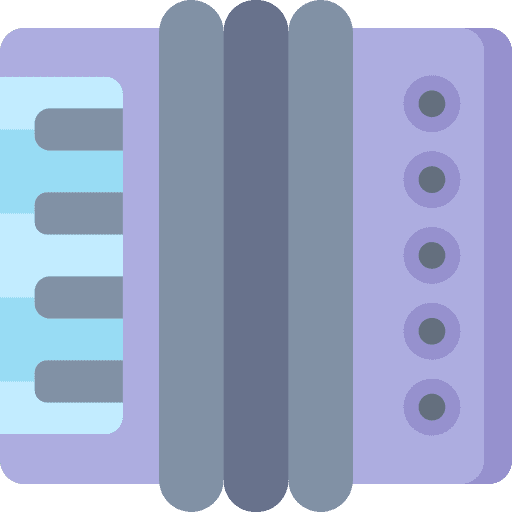 Accordion music and multimedia cultures music icon