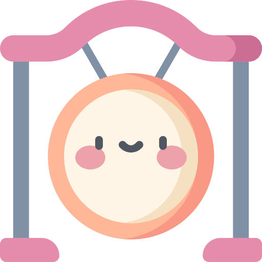 Gong music instrument music and multimedia gong icon