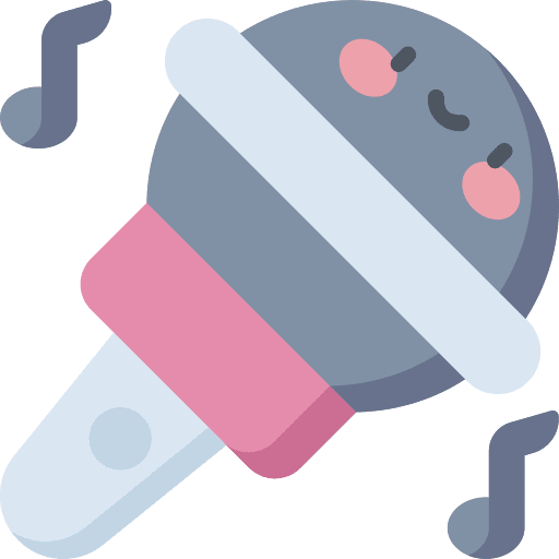 Microphone karaoke speaker electronics icon