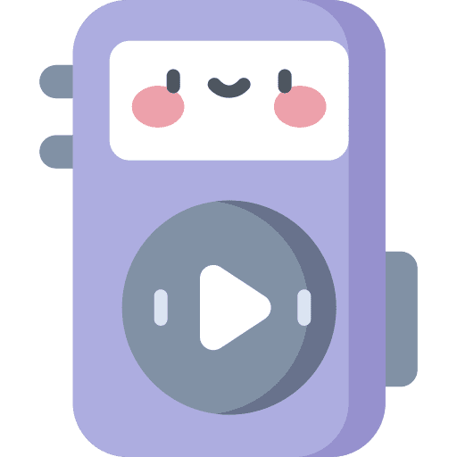 Music player mp3 player portable device icon