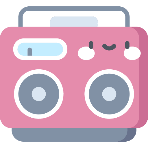 Boombox electronics radio cassette player icon