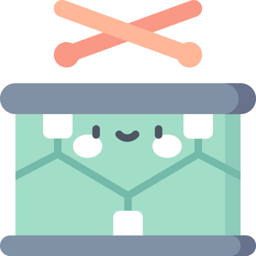 Drum play percussion instrument musical instrument icon